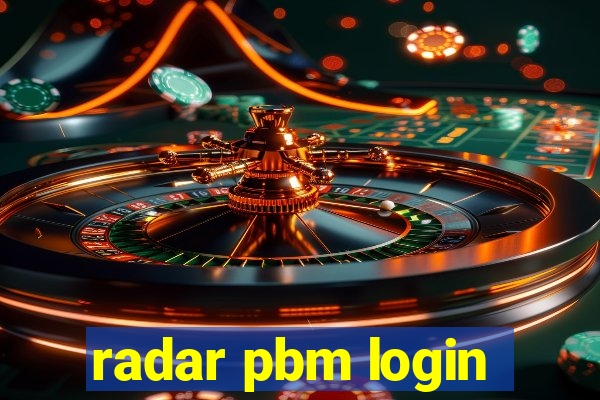 radar pbm login