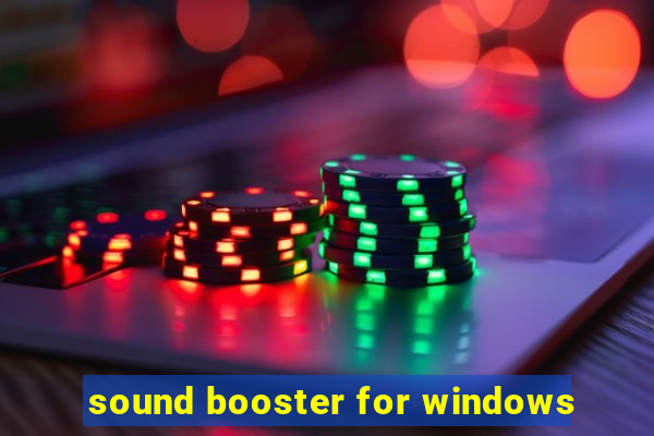 sound booster for windows