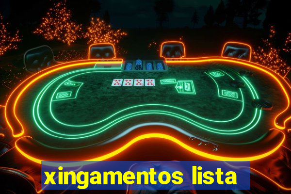 xingamentos lista