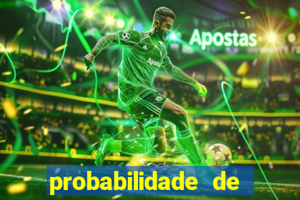 probabilidade de jogos de futebol de hoje