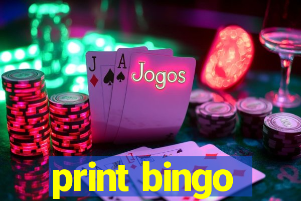 print bingo